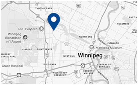 Overhead view of THI real estate in Winnipeg